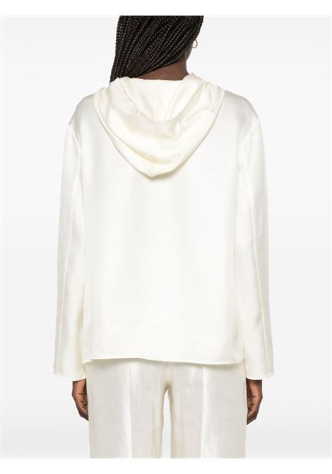 White nuka hooded top Loulou studio - women LOULOU STUDIO | NUKASFTVNLL